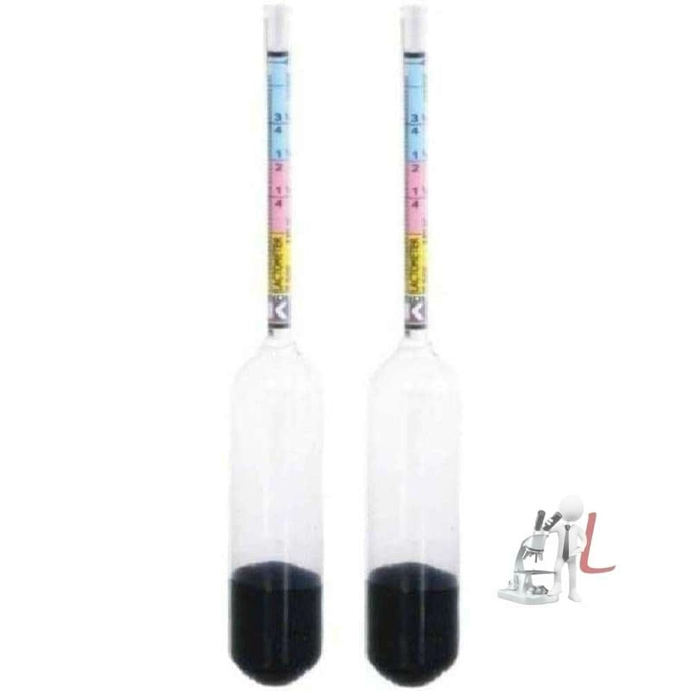 Milk Lactometer 2 PIECE  by labpro - Laboratorydeal