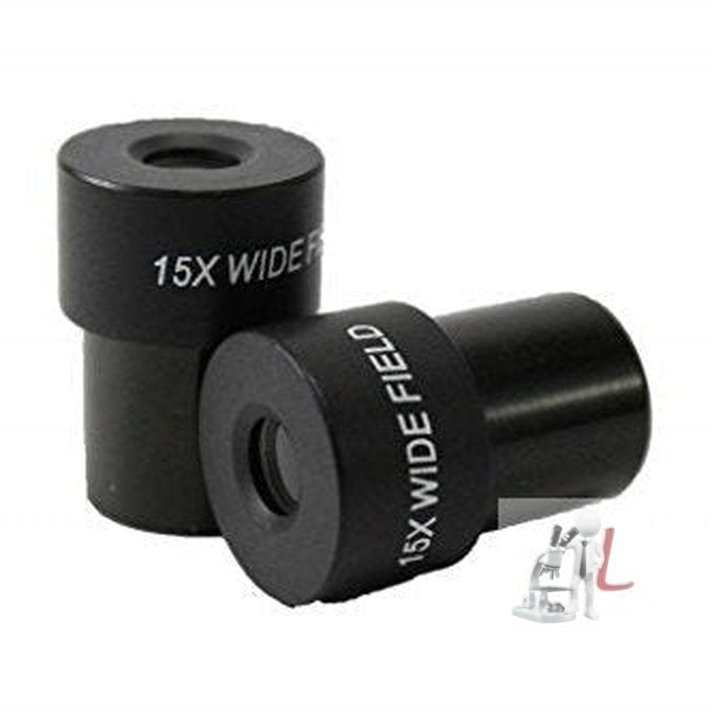 Monocular Microscope Head, Replacement for Research MONOCULAR, Binocular, TRINOCULAR Microscopes, Wide-Field of 10x and 15x Anti-Fungal, Anti Reflection Coated Optics - Laboratorydeal