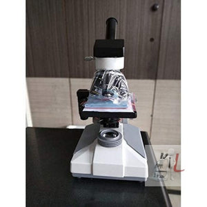 Monocular microscope A plus MICROSCOPEOBSERVING HEAD 360 DEGREE ROTATE ABLE AND 45 DEGREE INCLINED HEAD WITH ALL ANTI REFLECTION COATED PRISMSEYE PIECES :10 X WILD FIELD EYE PIECE . OBJECTIVES : LARGE DIN SIXE SEMI PLAN OBJECTIVES SET OF 5 X , 10 X , 40 X - Laboratorydeal