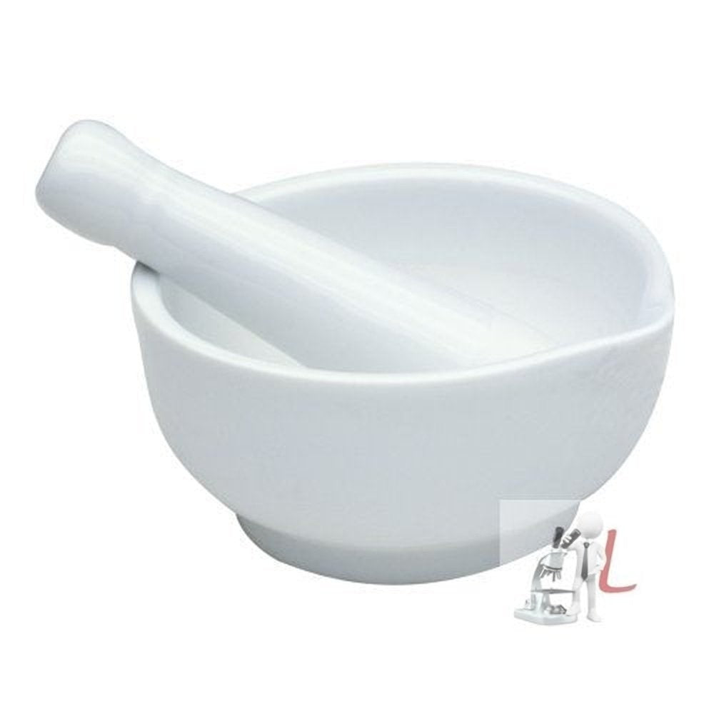 Mortar And Pestle Round Shape 5 inch - Laboratorydeal