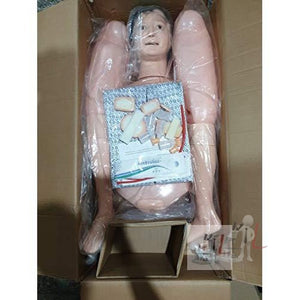 Multi Functional Nursing Training Plastic Female Mannequin | surgery practice dummy(Cream) - Laboratorydeal