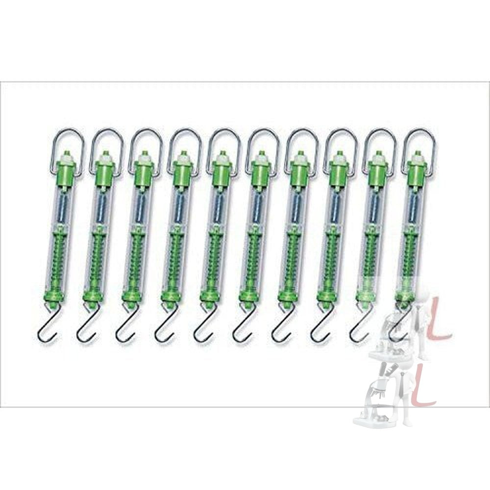 Newton Meter Acrylic Spring Balance 5N/500g (PK of 10) - Laboratorydeal