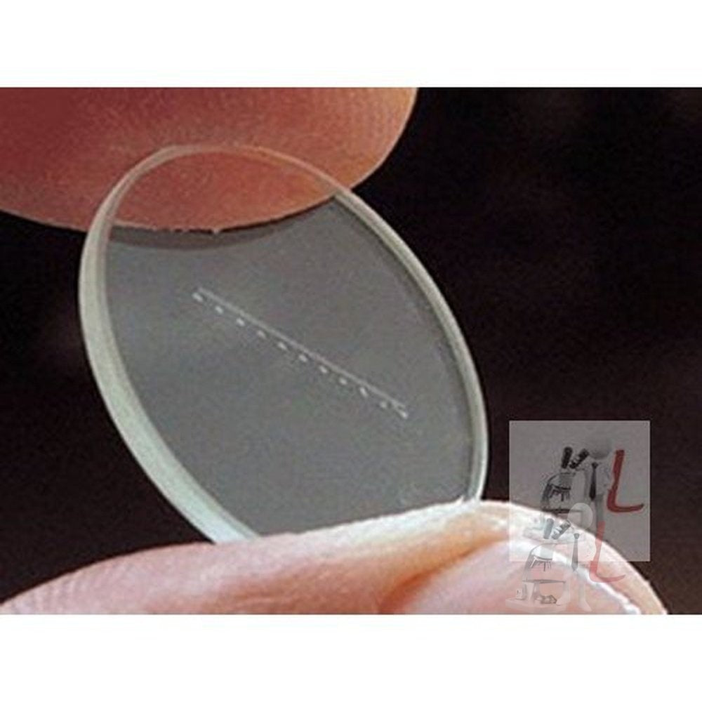 Ocular Micrometer And Stage Micrometer, 19 mm diameter eyepieces - Laboratorydeal