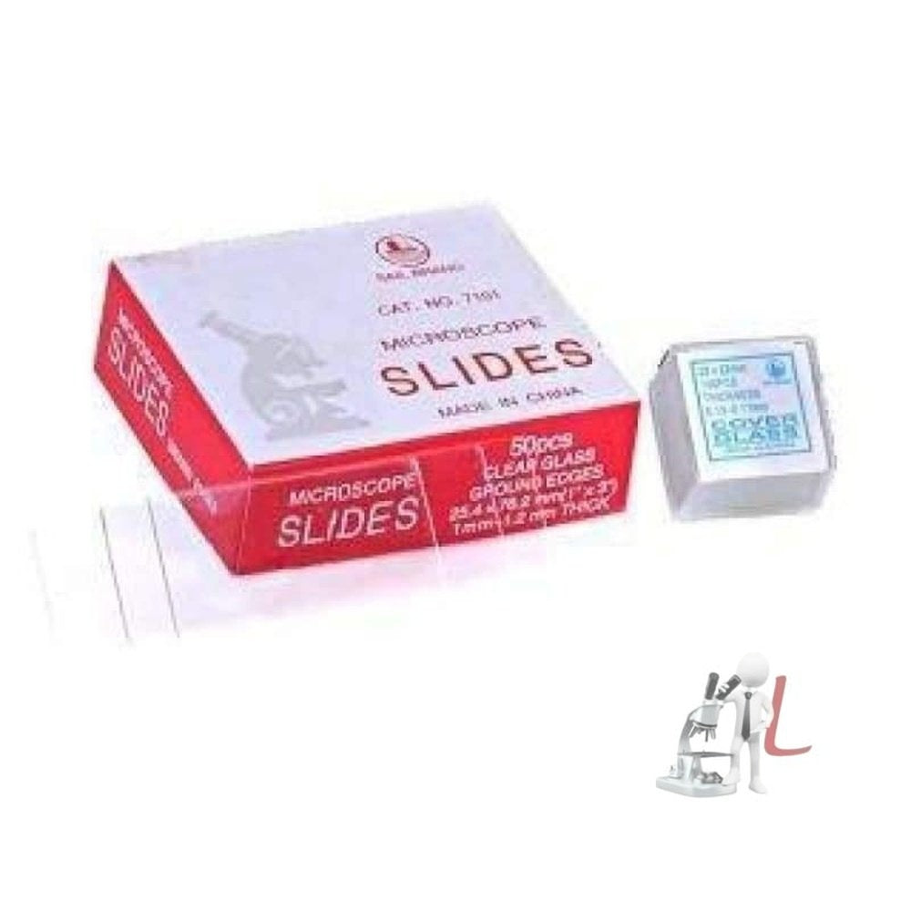 Original Exports Microscope Slide (Pack of 5, Each Pach Having 50 Slides) - Laboratorydeal