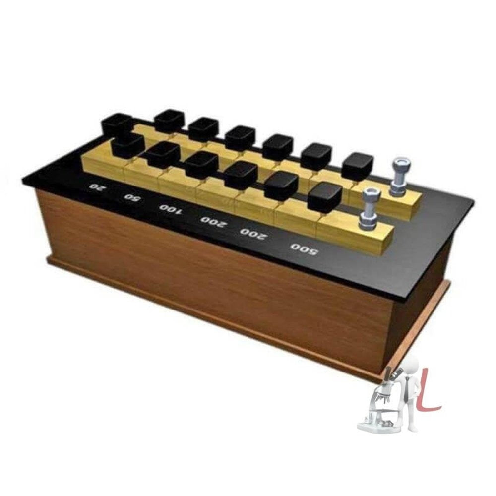Physics Resistance Box (1 to 1000 Ohms) - Laboratorydeal
