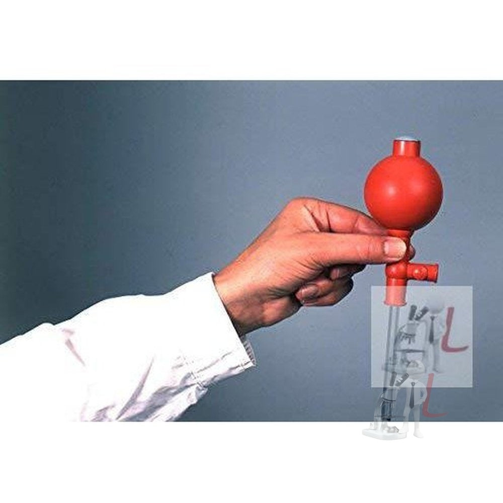 Pipette Filler RED | red pipette bulb(Pack of 10) - Laboratorydeal