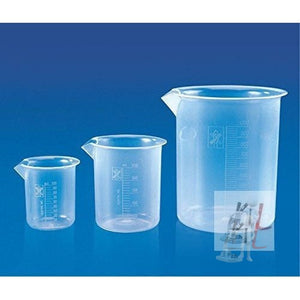 Plastic Beaker & Measuring Cylinder 100ml, 250ml, 500ml. (Polypropylene) - Laboratorydeal