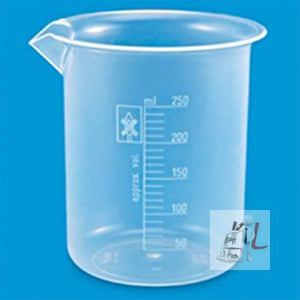 Plastic Beaker Set 50ml, 100ml, 250ml, 500ml - Laboratorydeal