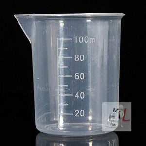 Plastic Beaker Set 50ml, 100ml, 250ml, 500ml - Laboratorydeal