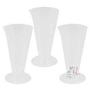 Plastic Measuring Beaker - Set Of 3 (25 Ml/50 Ml/125Ml) - Laboratorydeal