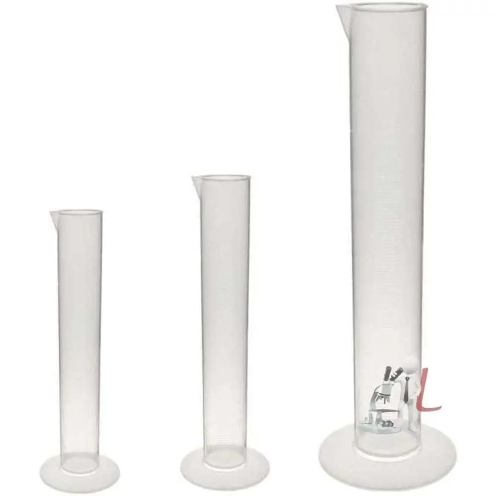 Plastic Measuring Cylinder - 100ml, 250ml, 500ml Each One No. Pp Polypropylene Graduated Cylinder - Laboratorydeal