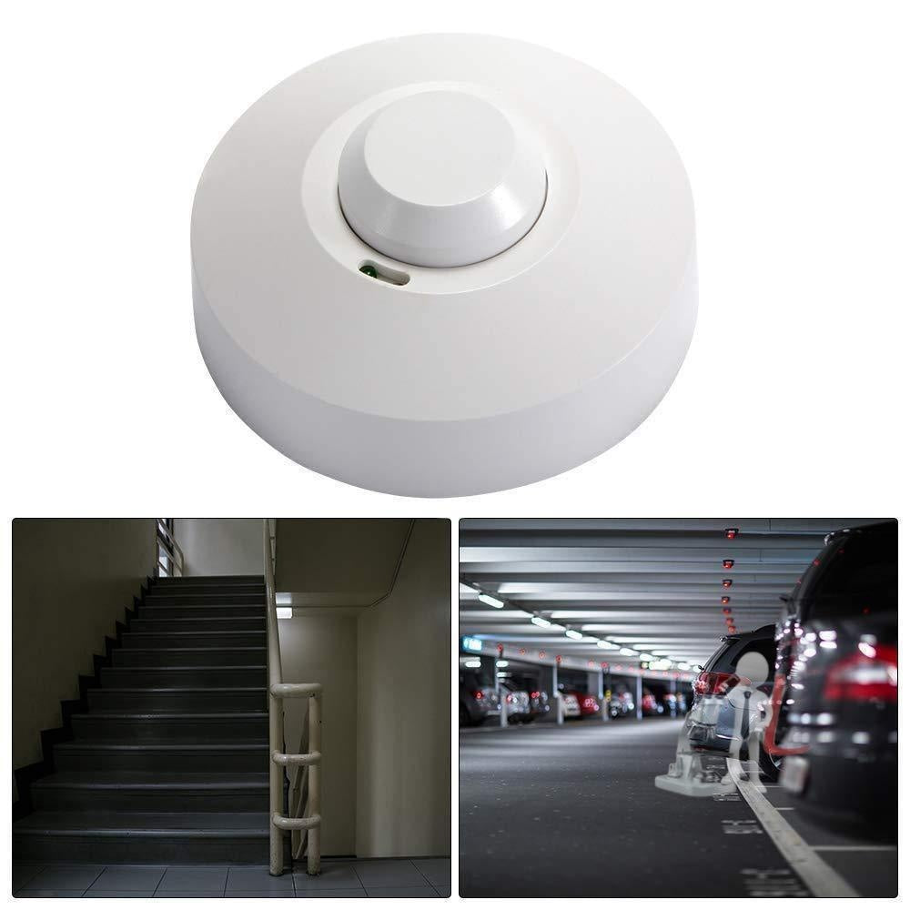 Plastic Microwave/Radar motion Sensor Occupancy Body Motion Detector (White) - Laboratorydeal