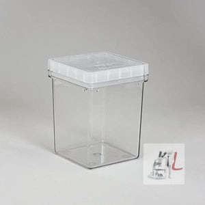 Polylab Magenta Box Molded in Polycarbonate & Polypropylene Pack of (1) - Laboratorydeal