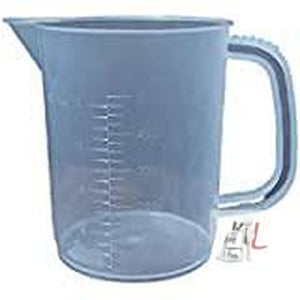 Polylab Plastic Measuring Cups 250ml ,500ml ,1000ml, 2000ml l EURO DESIGN (Pack of 4) - Laboratorydeal