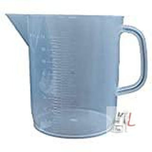 Polylab Plastic Measuring Cups 250ml ,500ml ,1000ml, 2000ml l EURO DESIGN (Pack of 4) - Laboratorydeal