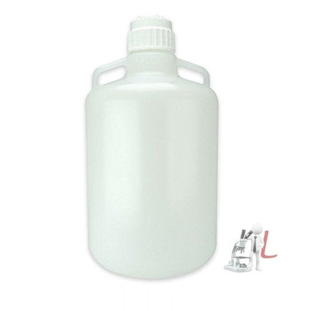 Polylab Plastic Carboy Size - 10 Ltr, White - Laboratorydeal