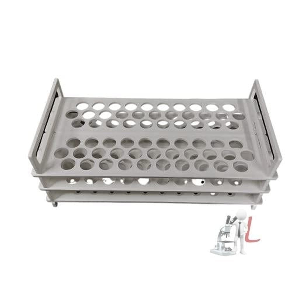 Plastic Test tube stand 3 TIER: 16mm × 62 Holes - Laboratorydeal