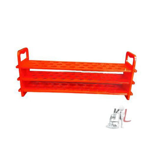 Polylab polypropylene Test tube stand 3 TIER: 13 mm X 31 Holes (Pack of 1) - Laboratorydeal
