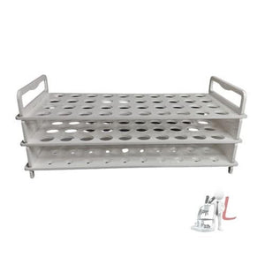 Polypropylene Test tube stand 3 TIER: 25 mm X 36 Holes - Laboratorydeal