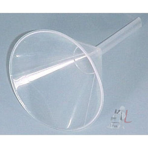 Polypropylene Funnel, 100mm Diameter long stem - Laboratorydeal
