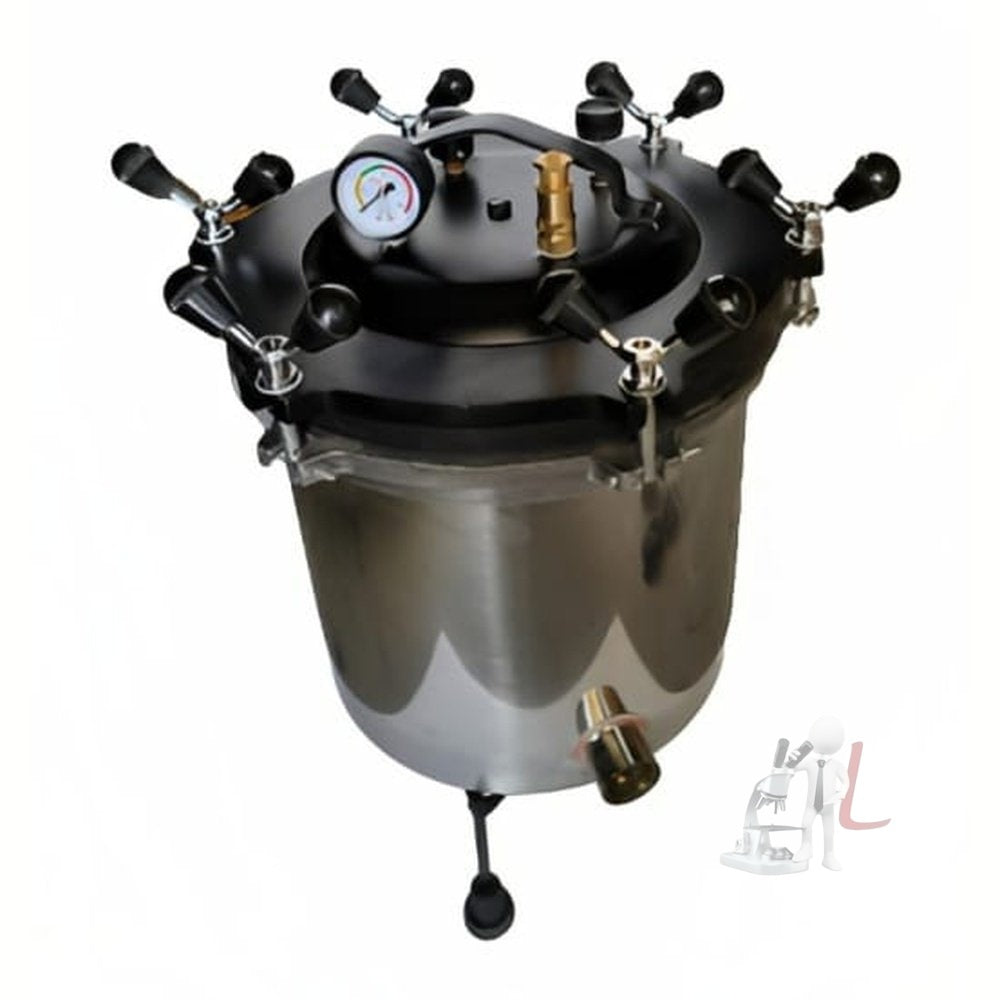 Portable Autoclave Stainless Steel High Pressure Steam Sterilizer- Laboratory Equipment
