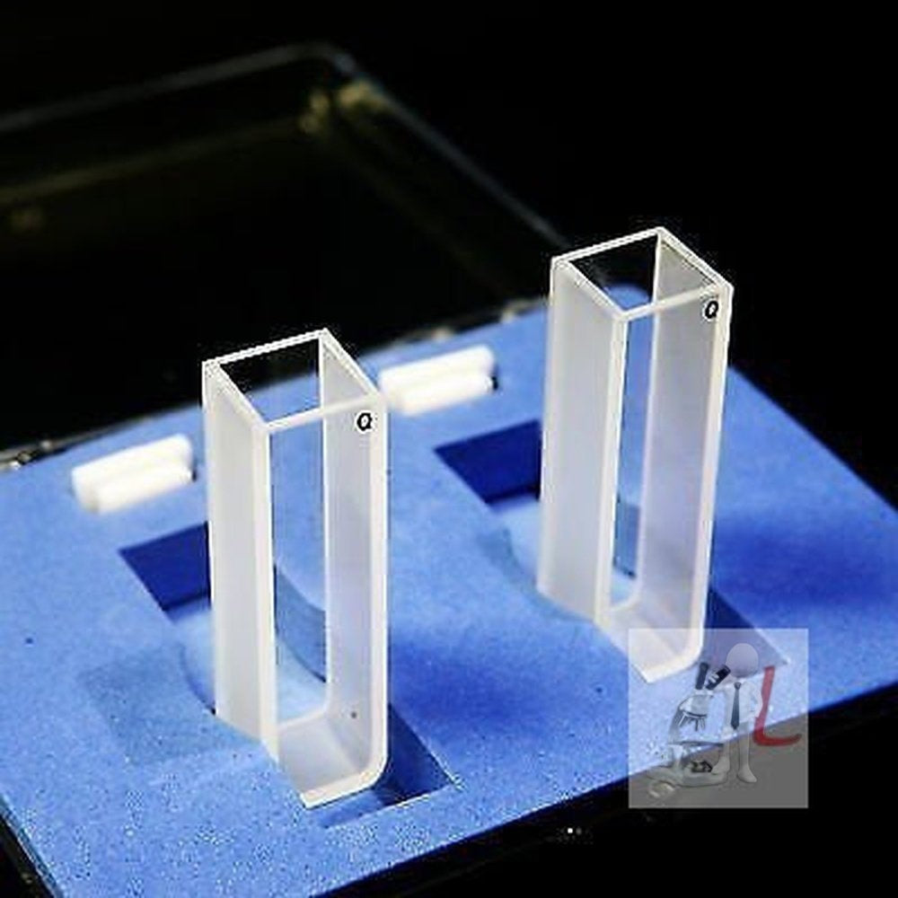 Quartz Cuvette For UV Spectrophotometer, Pathlength 10mm, Volume 3.5ml - Laboratorydeal