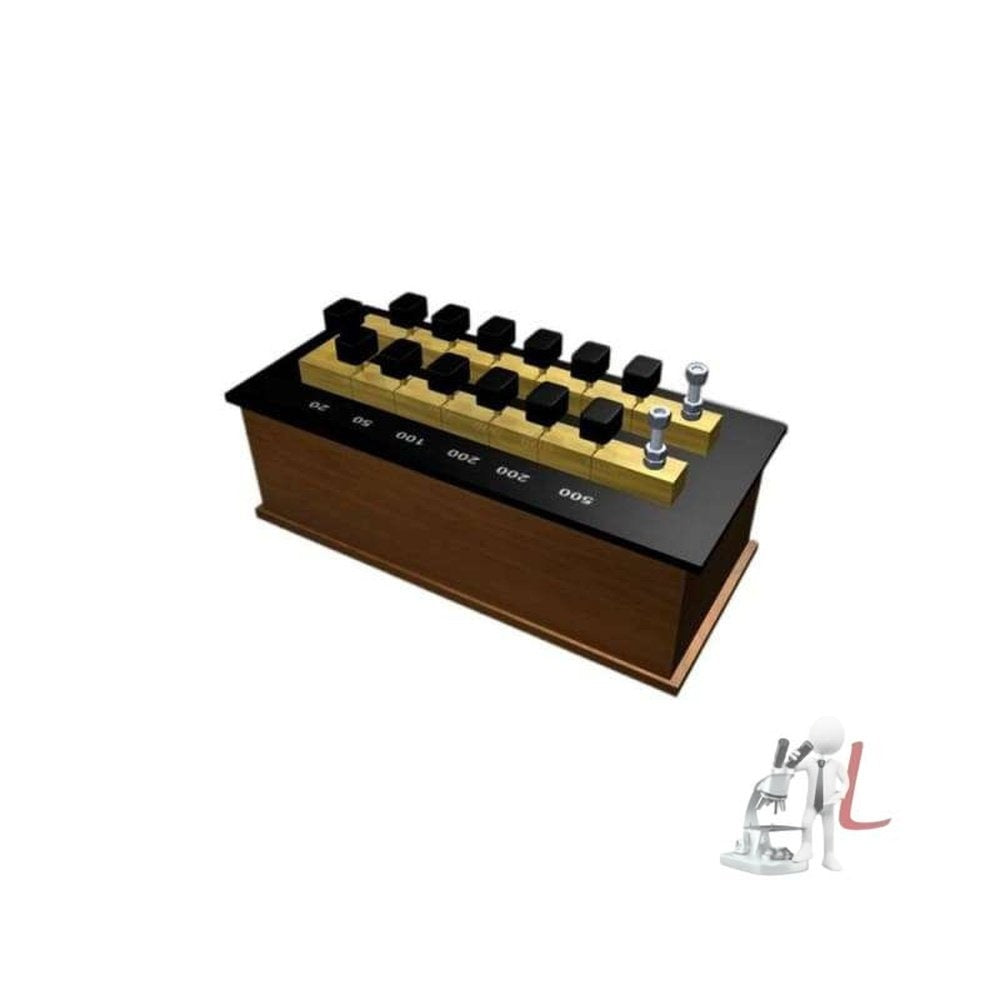 Resistance Box 1 to 500 Plug Type - Laboratorydeal