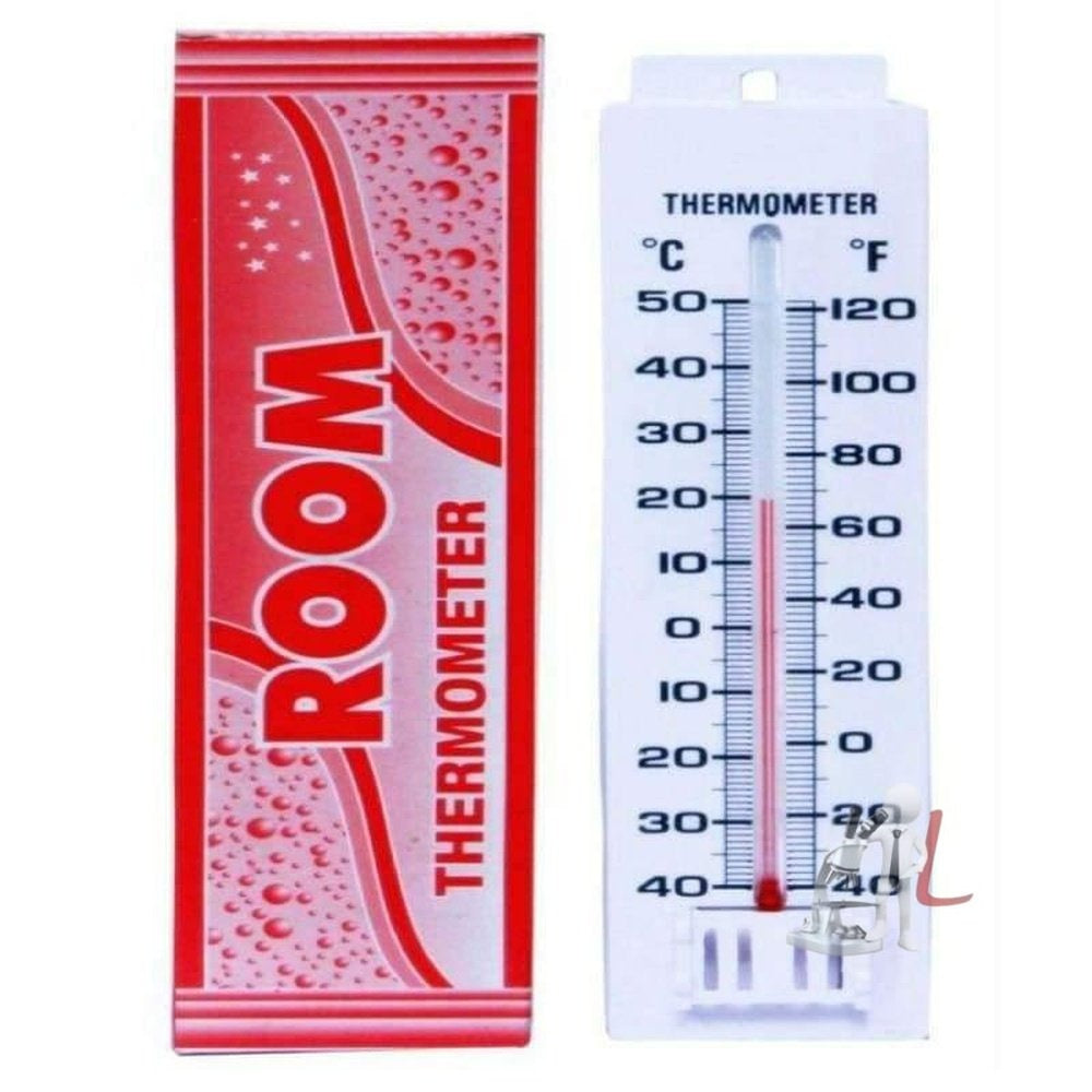 Room Thermometer Indoor Outdoor White Temperature Meter Gauge Analogue - Laboratorydeal