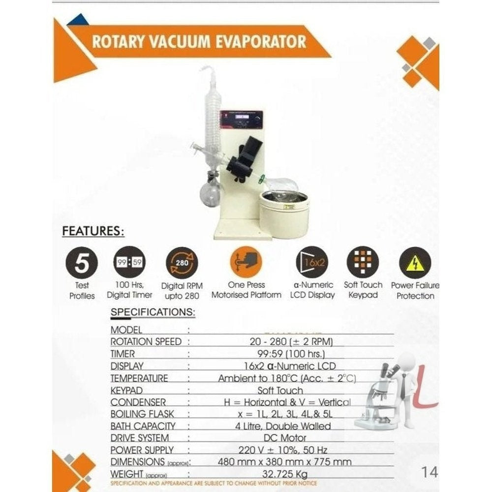 Rotary Evaporator- Rotary Vacuum Evaporator