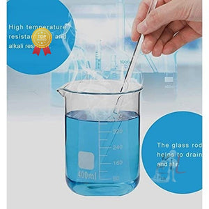 SPYLX Borosilicate Glass Beaker 50ml, 100ml, 250ml, 500ml, 1000ml - Pack of 5 - Laboratorydeal