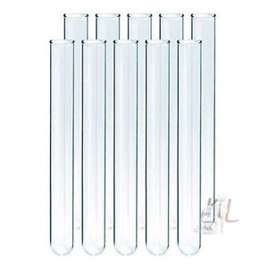 SPYLX Borosilicate Glass Test Tube 15 * 150MM Pack Of 10 - Laboratorydeal
