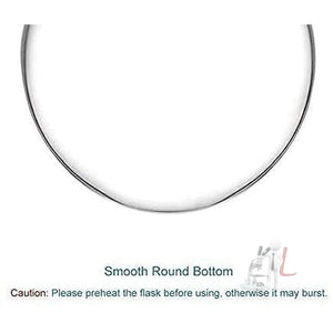 SPYLX Long Neck Round Bottom Boiling Flask - Made of Heavy Borosilicate Glass 2000 ml - Laboratorydeal