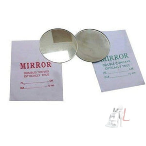 SPYLX Optical Glass Convex & Concave mirror (Dia 50mm) focal length 15cm - Laboratorydeal