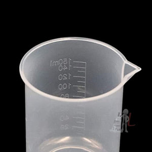 Plastic Beaker Set, 6 Sizes 25ml 50ml 100ml 250ml 500ml 1000ml, 2pcs for Each Size Graduated Clear Measuring Cup Pack of 12 pcs - Laboratorydeal