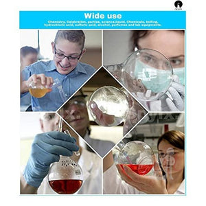 SPYLX Round Bottom Flask Borosilicate Glass 100 ml - Laboratorydeal