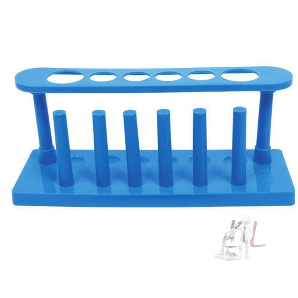 SPYLX Test Tube Stand - High Quality Test Tube Rack (Blue) - Laboratorydeal