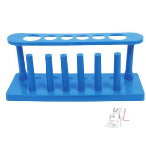 SPYLX Test Tube Stand - High Quality Test Tube Rack (Blue) - Laboratorydeal