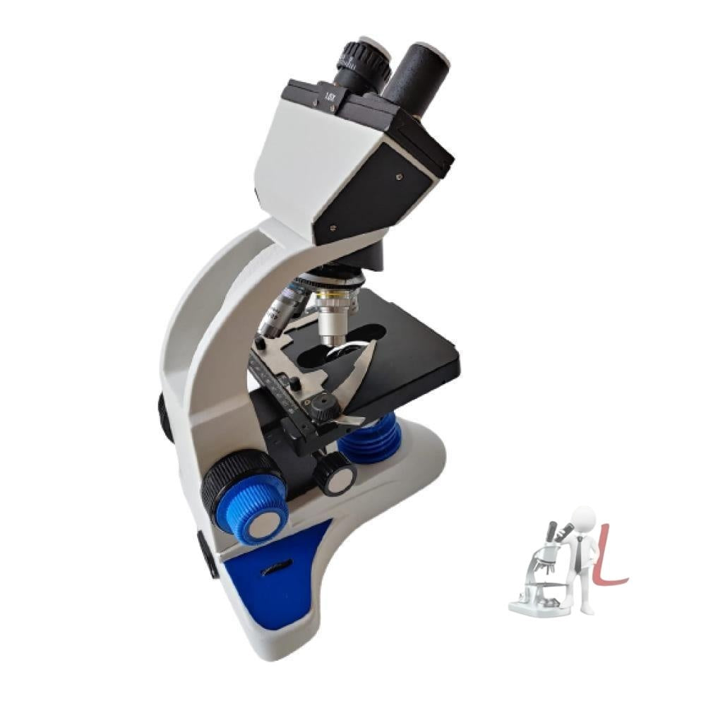 SSU 725-2 Brass & Diecast Aluminum White & Black Laboratory Medical Research Microscope - Laboratorydeal