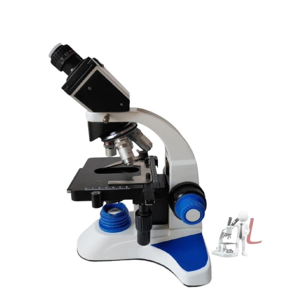 SSU 725-2 Brass & Diecast Aluminum White & Black Laboratory Medical Research Microscope - Laboratorydeal