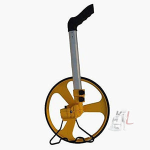 Scifa Measuring Wheel - 12" wheel counts upto 10,000 feet. Complete with Built in stand,-