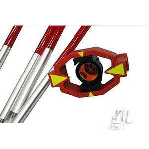 Scifa Mini Prism with Folding Poles in 4 Parts for Total Station Land Survey-