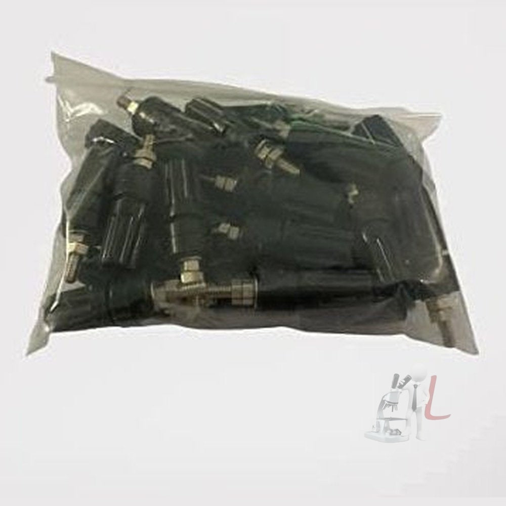 Scifa TERMINAL 4 mm BLACK (ABS PLASTIC) pk. of 25 pcs-