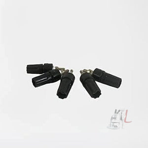 Scifa TERMINAL 4 mm BLACK (ABS PLASTIC) pk. of 25 pcs-