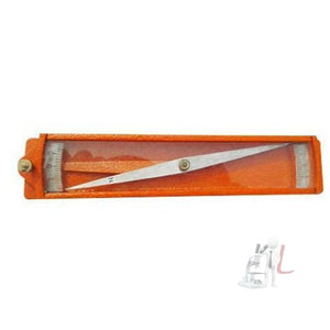 Scifa Trough Compass Magnet Brass Ring Aluminum Body in Wooden Box.-