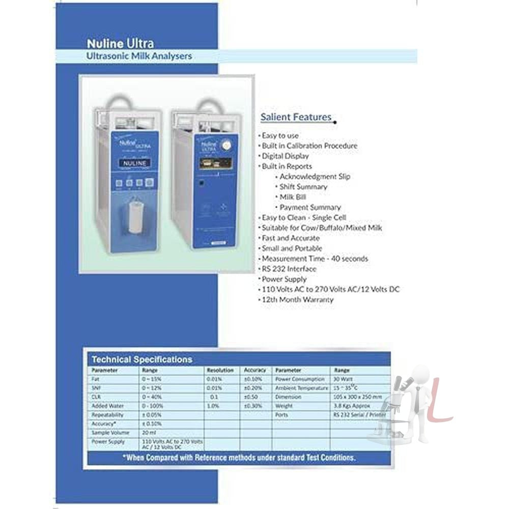 Ultrasonic Milk Analyser-