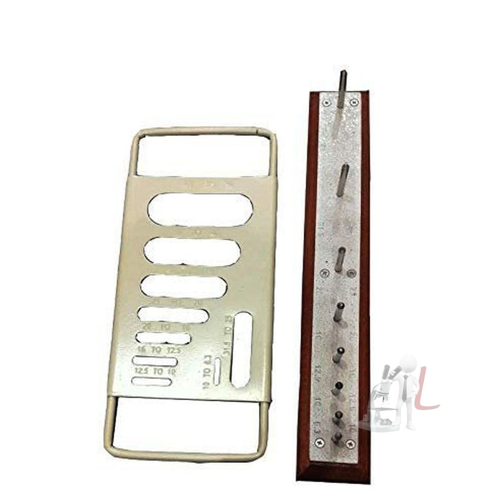 Scifa Gauge with Length Gauge Flakiness of Aggregate to check flakiness index and elongation index-