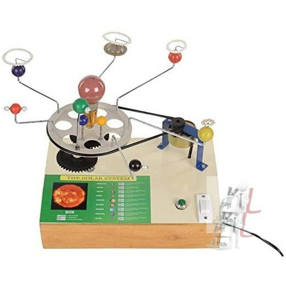 Solar System Science Model On Wooden Board Superior Quality - Laboratorydeal