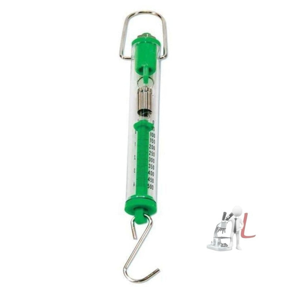 Spring Balance 1kg Transparent Tubular Cap - Laboratorydeal