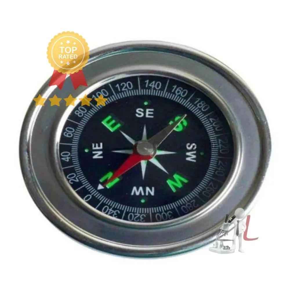 Steel Bong Magnetic Compass by Labpro - Accurate Direction Finder - Laboratorydeal