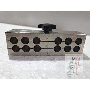 Suppository Lipstick Mold 12 Hole With Fastener,Brass Heavy Duty Equipment - Laboratorydeal